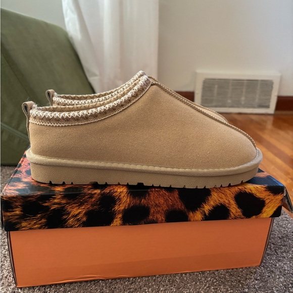 Faux shearling slides - Picture 4 of 4